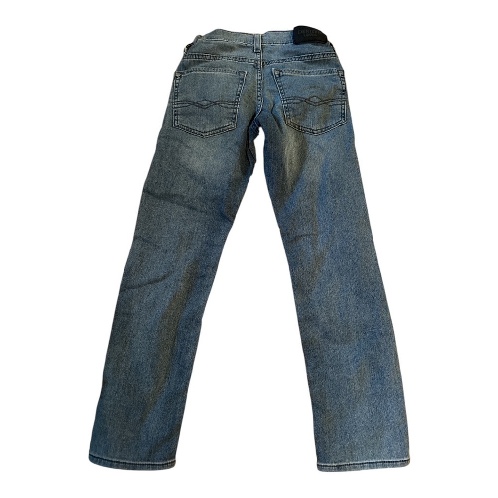 Denizen from Levi's Blue Straight-Leg Jeans Classic Denim Adjustable size 10 - Picture 2 of 4